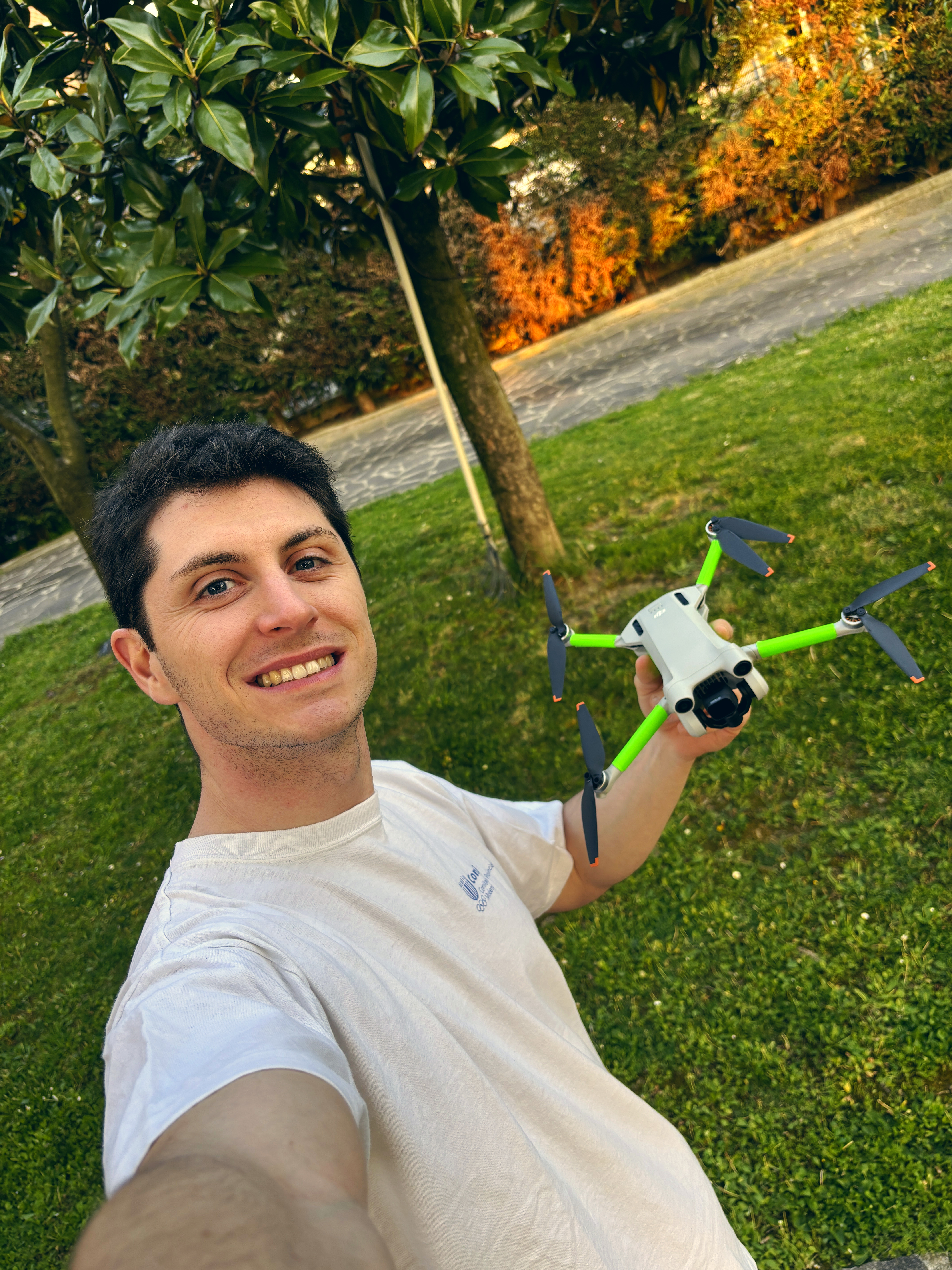 Fabio Righi con drone